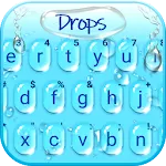 Blue 3d Waterdrops Keyboard Th | Indus Appstore | App Icon