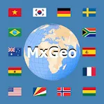 World atlas & world map MxGeo | Indus Appstore | App Icon