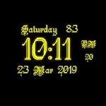 Classic Digital Clock Lwp | Indus Appstore | App Icon