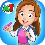 My Town: School game for kidsapp icon