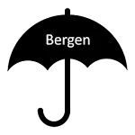 Regner det i Bergen? | Indus Appstore | App Icon