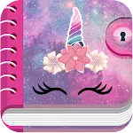 Unicorn Diary With Lock | Indus Appstore | App Icon