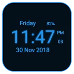 Digital Clock Live Wallpaper | Indus Appstore | App Icon