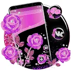 Purple Rose Launcher Theme | Indus Appstore | App Icon