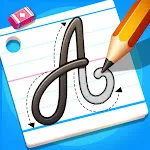 English Cursive Writing App | Indus Appstore | App Icon