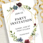 Invitation Maker: Party Invite | Indus Appstore | App Icon