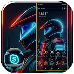 Neon Bike Rider Theme | Indus Appstore | App Icon