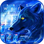 Blue Flaming Wolf Keyboard The | Indus Appstore | App Icon