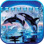 Jumping Whale Keyboard Theme | Indus Appstore | App Icon