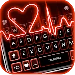 Red Heartbeat Keyboard Theme | Indus Appstore | App Icon