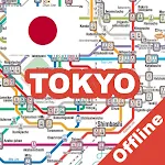 東京・大阪・京都・札幌・神戸・福岡・仙台　路線図 | Indus Appstore | App Icon