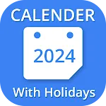 Calendar 2024 & Holidays | Indus Appstore | App Icon