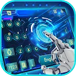 Blue Tech 3D Theme | Indus Appstore | App Icon