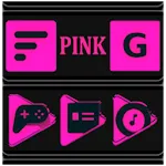 Pink and Black Icon Pack | Indus Appstore | App Icon