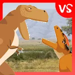 T-Rex Fights Allosaurus | Indus Appstore | App Icon