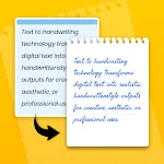 Text to Handwriting Converter | Indus Appstore | App Icon