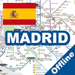 Madrid Metro Map Guide Offline | Indus Appstore | App Icon