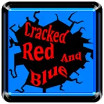 Cracked Red and Blue Icon Pack | Indus Appstore | App Icon