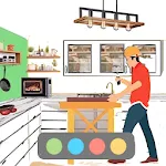 Kitchen Color Selection - 3D E | Indus Appstore | App Icon