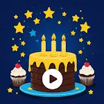 Birthday Pic Video Maker Song | Indus Appstore | App Icon