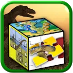 Kids dinosaur puzzle gamesapp icon