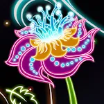 Neon Flowers Live Wallpaper | Indus Appstore | App Icon