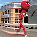 Superhero flash stickman | Indus Appstore | App Icon