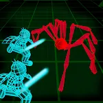 Stickman Neon Spiders Battle | Indus Appstore | App Icon