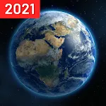 Live Earth Map 2021 with GPS N | Indus Appstore | App Icon