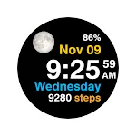 Moon Steps Watch Face | Indus Appstore | App Icon