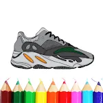 Cool Sneakers Coloring Book | Indus Appstore | App Icon