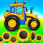 Tractor, car: kids farm games | Indus Appstore | App Icon