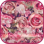 Pink Rose Keyboard - rose keyb | Indus Appstore | App Icon