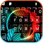 Neon Leaf Keyboard Background | Indus Appstore | App Icon