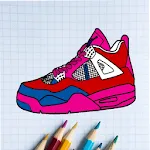 Sneakers Art Coloring Book | Indus Appstore | App Icon