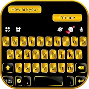 Gold Metal Business Keyboard Theme | Indus Appstore | App Icon