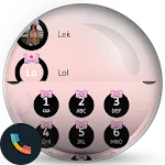 Theme Dialer Ribbon Pink | Indus Appstore | App Icon