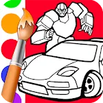 Kids Coloring Book for Boys | Indus Appstore | App Icon