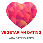 Vegetarian Dating AGA | Indus Appstore | App Icon