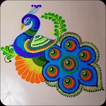 Peacock Rangoli Designs | Indus Appstore | App Icon