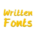 Written Fonts Message Maker | Indus Appstore | App Icon