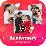 Anniversary video maker & song | Indus Appstore | App Icon