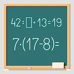 Math on chalkboard | Indus Appstore | App Icon