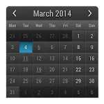 Month Calendar Widget | Indus Appstore | App Icon