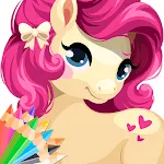 Pony Coloring Pages for Kids | Indus Appstore | App Icon