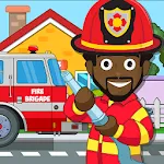 Pretend Town Fire Station Lifeapp icon