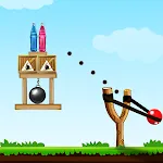 Bottle Shooter Slingshot Game | Indus Appstore | App Icon