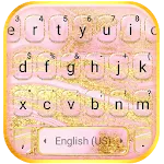 Rose Gold Silk Glitter Keyboar | Indus Appstore | App Icon