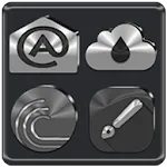 Black, Silver & Grey Icon Pack | Indus Appstore | App Icon