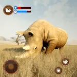 Wild Rhino Family Jungle Sim | Indus Appstore | App Icon